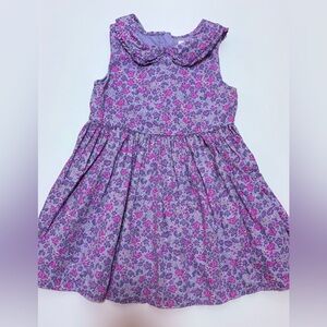Joe Fresh Purple and Pink Floral Kids Dress